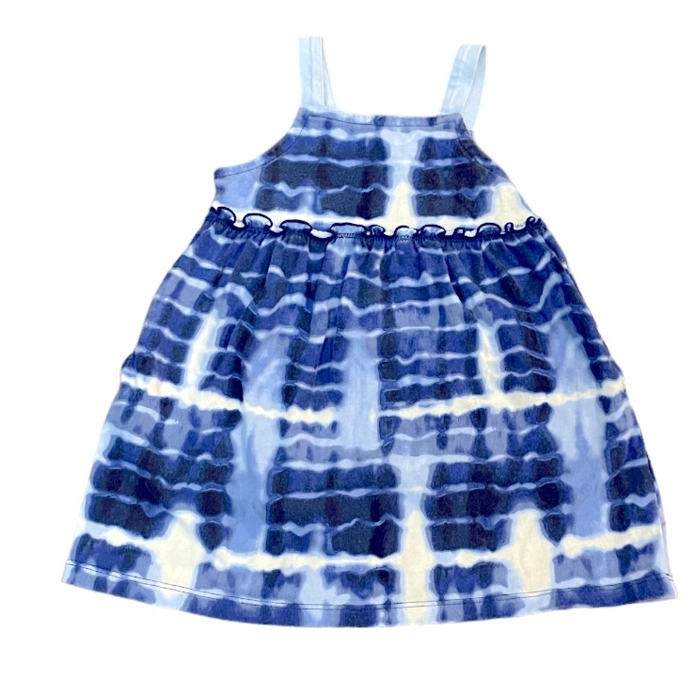 **New Item In! Wonder Nation Blue Tie-Dye Baby Dress